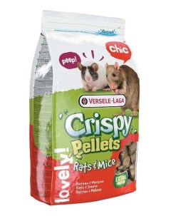 Сухой корм для крыс и мышей Crispy Pellets Rats Mice гранулированный 1 кг Versele-laga