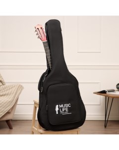 Чехол для гитары 9915671 премиум черный 105 х 43 х 14 см Music life