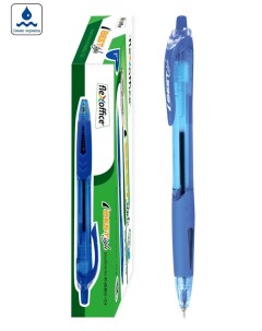 Ручка шариковая с маслянными чернилами 0 5мм Best Style синяя 12шт Flexoffice