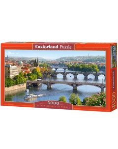 Пазл С 400096 Река Влтава Прага 4000 Castor land