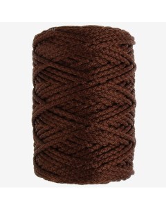 Шнур для вязания с сердечником ширина 5 мм 100м коричневый 2862 Sima-land
