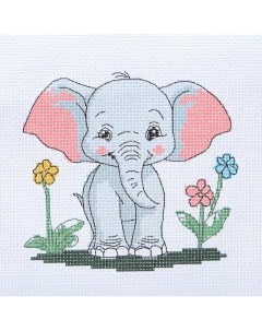 Набор для вышивания Kids Слонёнок в цветах 273 19 18 см Hobby&pro