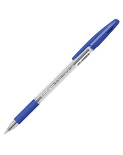 Ручка шариковая с грипом R 301 Grip синяя корпус прозрачный 39527 50 шт Erich krause