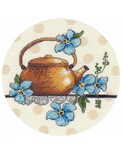 Набор для вышивания Чайная миниатюра 2 15 15см 1 шт Овен