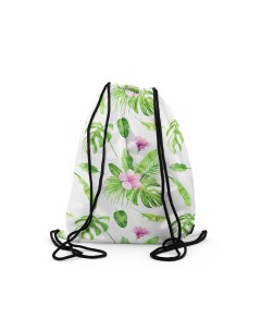 Мешок рюкзак для сменной обуви WatercolorTropicalPattern8 Burnettie