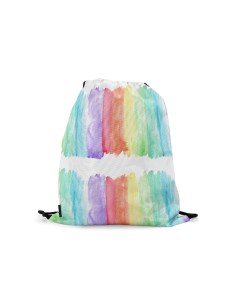 Мешок рюкзак для сменной обуви RainbowWatercolorSeamlessPattern17 Burnettie
