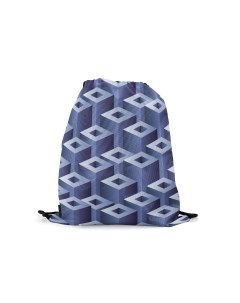 Мешок рюкзак для сменной обуви GeometricArchitecturalPattern07 Burnettie