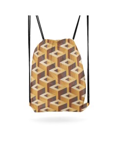 Мешок рюкзак для сменной обуви GeometricArchitecturalPattern06 Burnettie