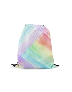 Мешок рюкзак для сменной обуви RainbowWatercolorSeamlessPattern1 Burnettie