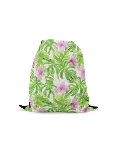 Мешок рюкзак для сменной обуви WatercolorTropicalPattern1 Burnettie