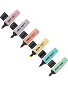 Набор текстовыделителей Pastel 1 5 мм 6 цветов Attache selection