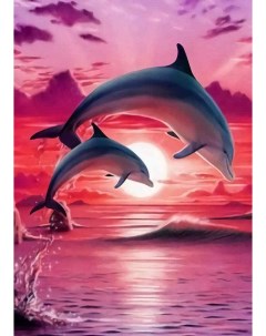 Картина по номерам Дельфины Роспись по холсту 40х50 см BFB0521 с 8 лет Supertoys