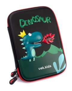 Пенал школьный каркасный Динозавр Харалан для мальчика Uek.kids