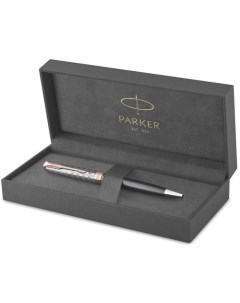 Шариковая ручка Sonnet Premium Metal Grey Lacquer PGT стержень M цвет black Parker
