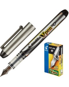 Перьевая ручка одноразовая SVP 4M V Pen черные чернила 058мм Pilot