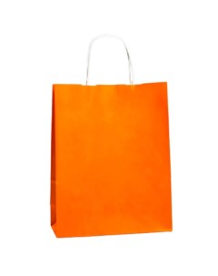 Пакет крафт оранжевый 25 11 32см 10шт упаковка Радуга