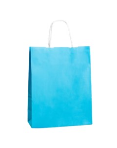 Пакет крафт голубой 25 11 32см 10шт упаковка Радуга