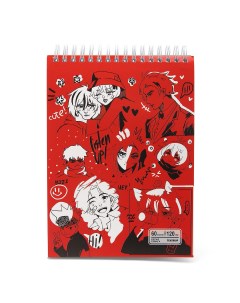 Скетчбук Аниме красный формат А5 60 листов 1 шт Centrum