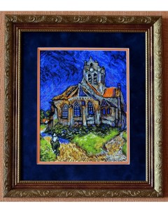 Набор для вышивания Церковь в Овере Винсент Ван Гог 20х27 см арт 07 019 Палитра