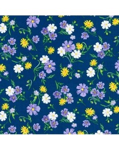 Ткань хлопок Peppy wildflowers 50х55 см navy Robert kaufman