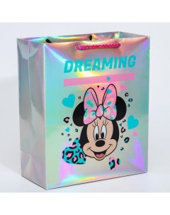 Пакет голография горизонтальный Dreaming Минни Маус 25х21х10 см Disney