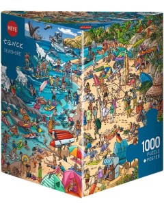 Пазл Heye Отдых на побережье 1000 деталей Heye puzzle