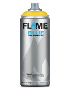 Аэрозольная краска Blue 557004 желтая 400мл Flame