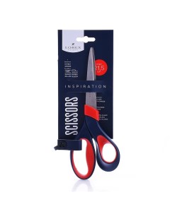Ножницы Comfort grip inspiration 215 мм черно красный эргономичные ручки Lorex