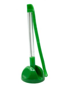 Ручка 1609331 шариковая зеленая на подставке 24 шт Buro