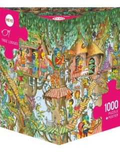 Пазл Heye Домики на деревьях 1000 деталей Heye puzzle