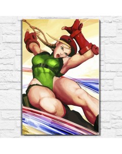 Картина по номерам на холсте Игра Street Fighter 13583 В 60x40 Бруталити