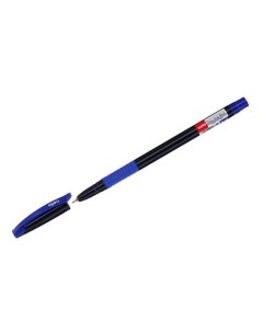 Ручка шариковая Slimo Grip Black 2662 синяя 0 7 мм 1 шт Cello