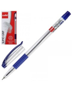 Ручка шариковая Slimo grip 305092020 синяя 0 7 мм 1 шт Cello