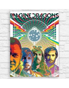 Картина по номерам на холсте Музыка Imagine Dragons 13618 В 60x80 Бруталити