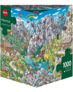 Пазл Heye Туристы в Альпах 1000 деталей Heye puzzle