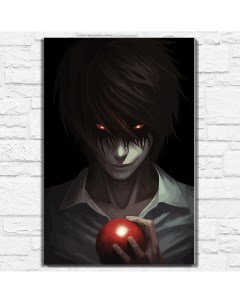Картина по номерам на холсте Аниме Death Note 13537 В 60x40 Бруталити