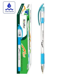 Ручка шариковая с маслянными чернилами 0 7мм Mazti синяя 12шт Flexoffice