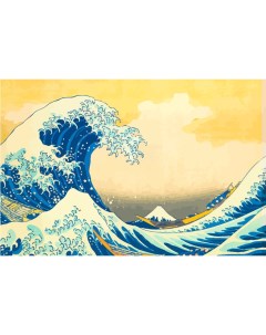 Картина по номерам Большая волна в Канагаве 5064 60х40 см Бруталити