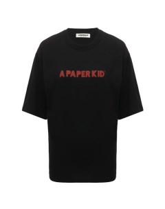 Хлопковая футболка A paper kid