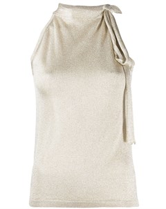 Missoni блузка с завязками на воротнике нейтральные цвета Missoni