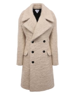 Пальто из шерсти и хлопка Bottega veneta