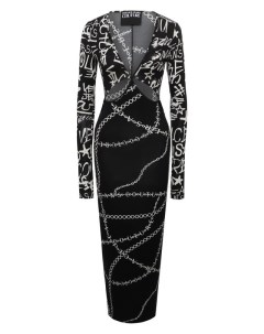 Платье из вискозы Versace jeans couture