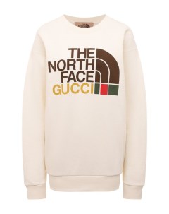 Хлопковый свитшот The North Face x Gucci
