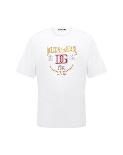 Хлопковая футболка Dolce&gabbana