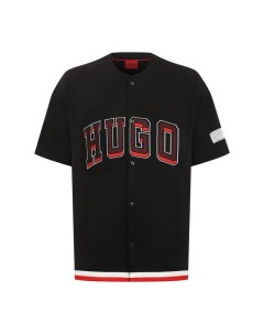 Хлопковая рубашка Hugo