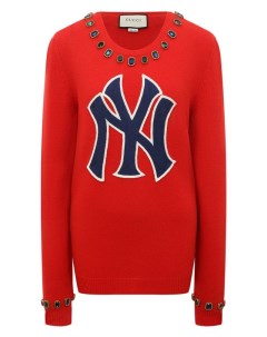 Шерстяной пуловер x NY Yankees Gucci