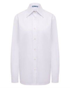 Хлопковая рубашка Prada