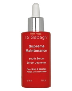 Сыворотка высококонцентрированная для лица шеи и области декольте Supreme Maintenance Youth Serum 60 Dr. sebagh