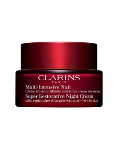 Восстанавливающий ночной крем с эффектом лифтинга для сухой кожи Multi Intensive 50ml Clarins