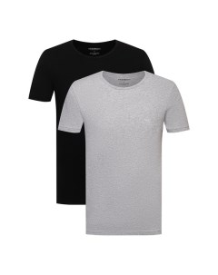 Комплект из двух хлопковых футболок Emporio armani